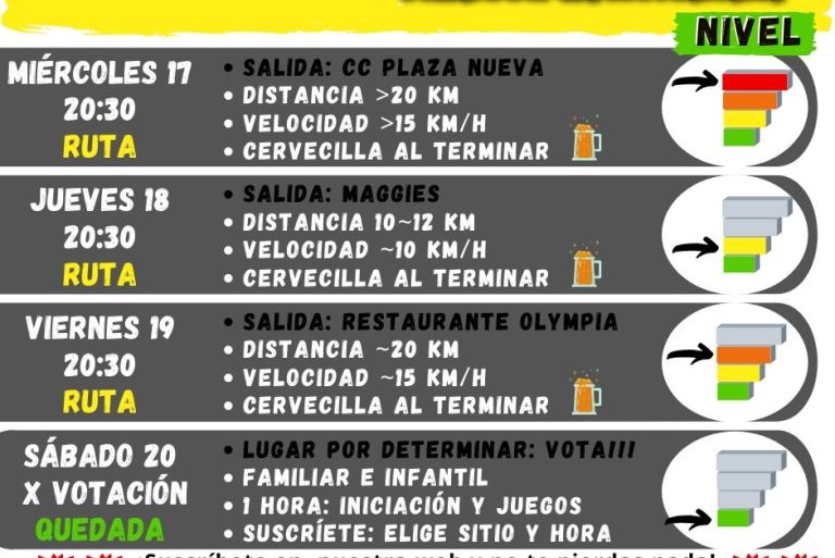 Agenda Club Patinaje Horadada